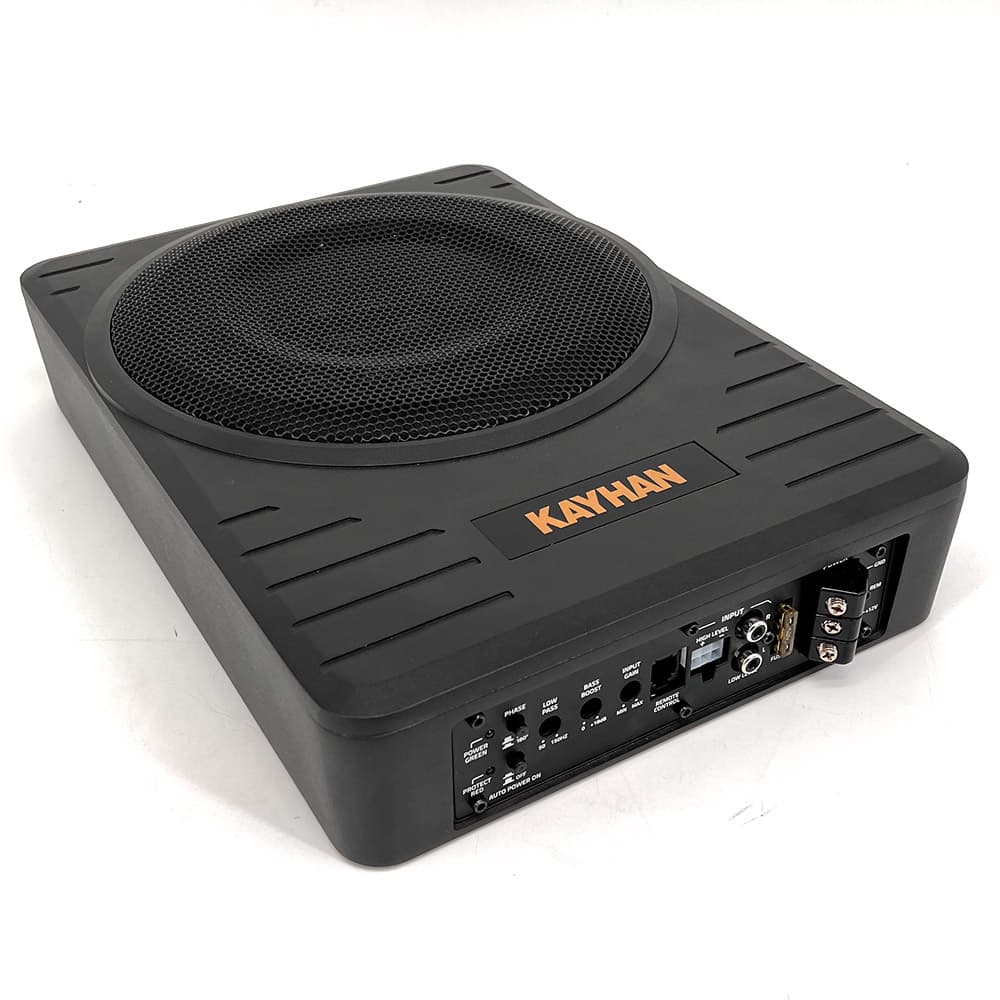 KAYHAN10 Underseat Subwoofer | 10" Compact 600W