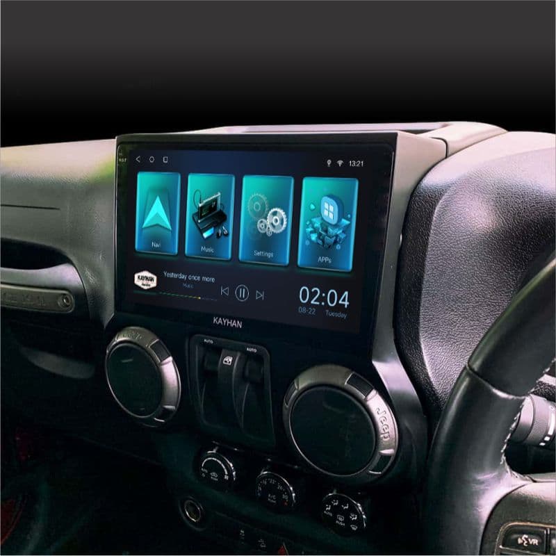 Car Stereo with SatNav for JEEP Wrangler 2011-2014 | V6 | 10 inch