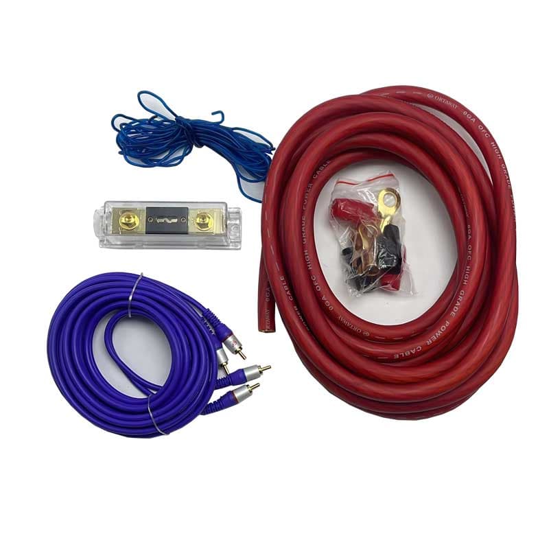0 GA Car Audio Wiring Amplifier Speaker Installation Kit