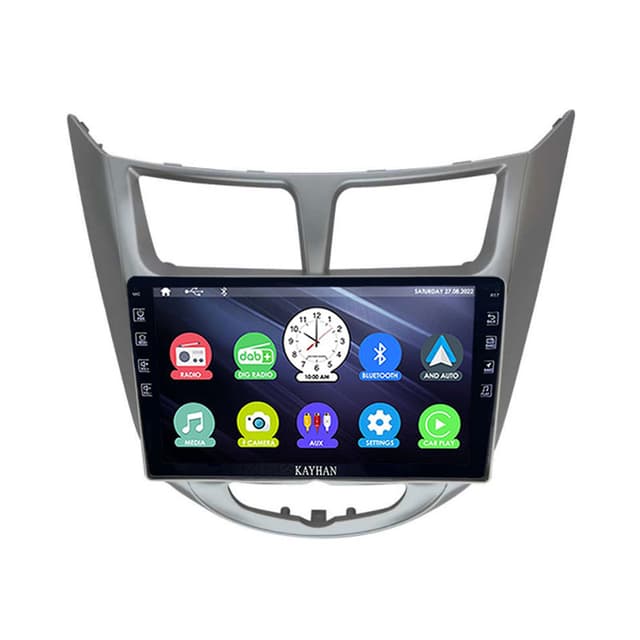 Headunit With Carplay For HYUNDAI VERNA 2010-2014 | 9INCH