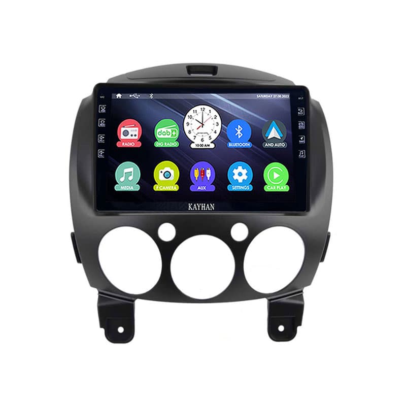 Headunit With Carplay For MAZDA 2 2007-2013 | 9INCH