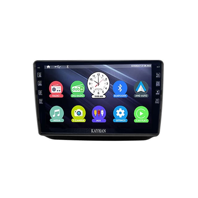 Headunit With Carplay for Skoda Fabia(Black) | 2008-2014 | 9″ Inch