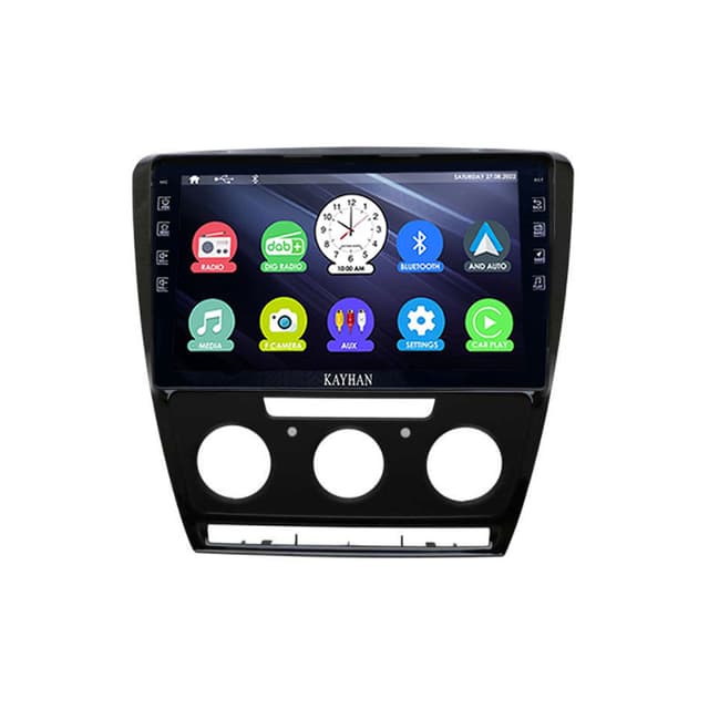 Headunit With Carplay for Skoda OCTAVIA  | 2007-2014 | 10″ Inch
