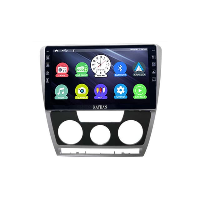 Headunit With Carplay for Skoda Octavia | 2007-2014 | 10″ Inch