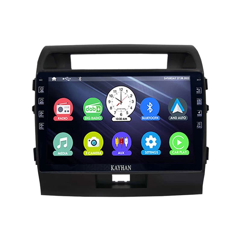 Headunit With Carplay For TOYOTA LAND CRUISER - 2007-2015 | 10″ inch
