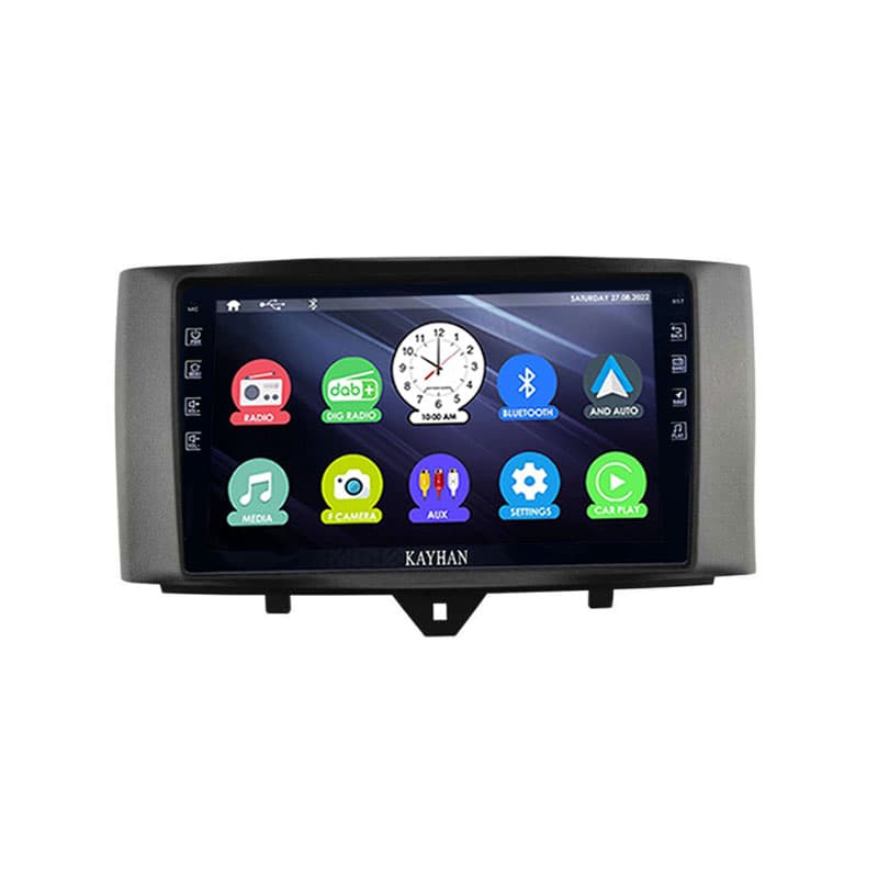 Headunit with Carplay for Mercedes Benz SMART | 2011-2015 | 9″ Inch