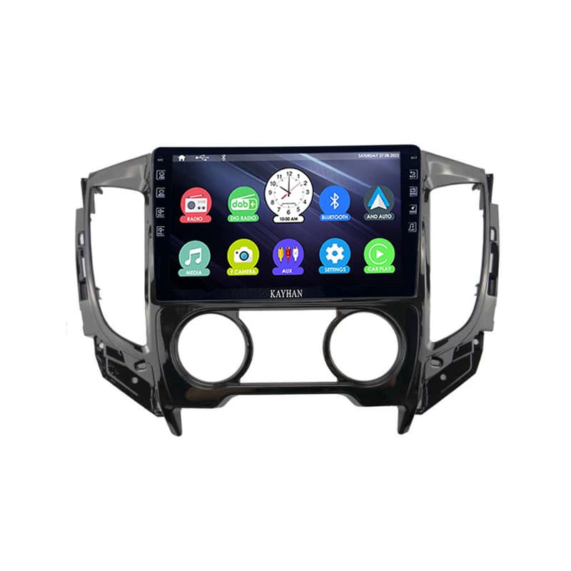 Headunit With Carplay for MITSUBISHI TRITON 2015-2020 Manual AC (UV BLACK)  | 9″ Inch