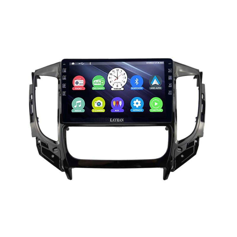 Headunit With Carplay for MITSUBISHI TRITON Auto AC (UV BLACK) 2015-2022  | 9″ Inch