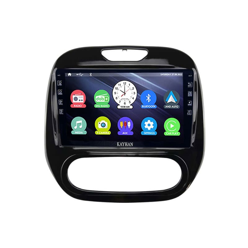 Headunit With Carplay for Renault Captur MANUAL AC | 2018-2019 | 9″ Inch
