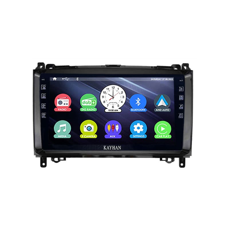 Headunit with Carplay for BENZ B200 / A-KLASSE (W169) / B- KLASSE (W245) | 2004-2012 | 9″ Inch