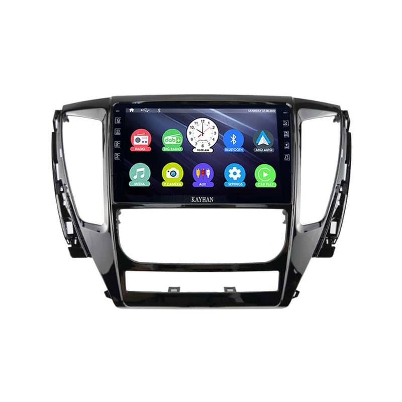 Headunit With Carplay for MITSUBISHI Pajero Sport (UV BLACK) | 2017 - 2024 | 9″ Inch
