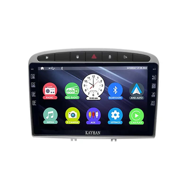Headunit With Carplay for PEUGEOT 508 | 2012-2016 | 9″ Inch