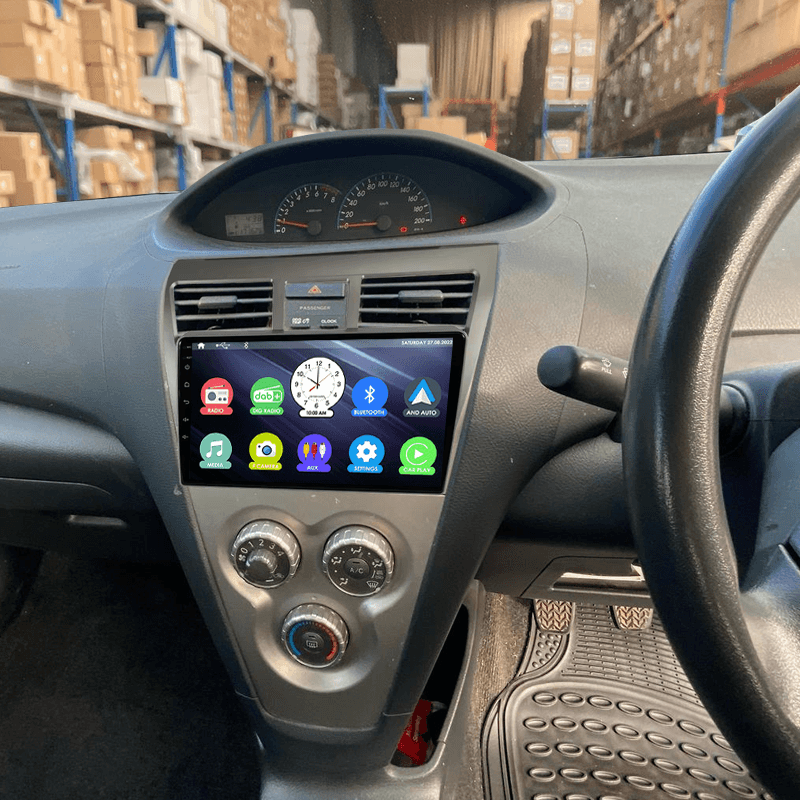 Headunit with Carplay for Toyota Yaris 2007-2012 | 9 Inch
