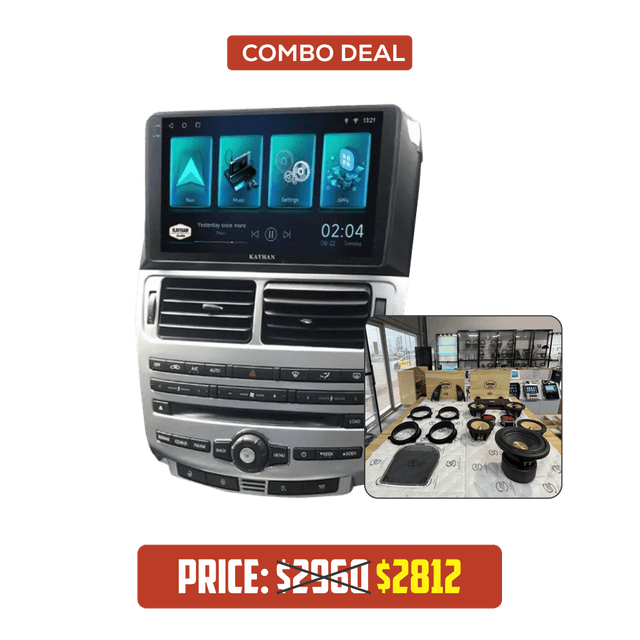 Combo Deal for Ford Falcon FG MK1 – 9.6" Version 6 Car Stereo with SatNav + Premium Audio Upgrade Package