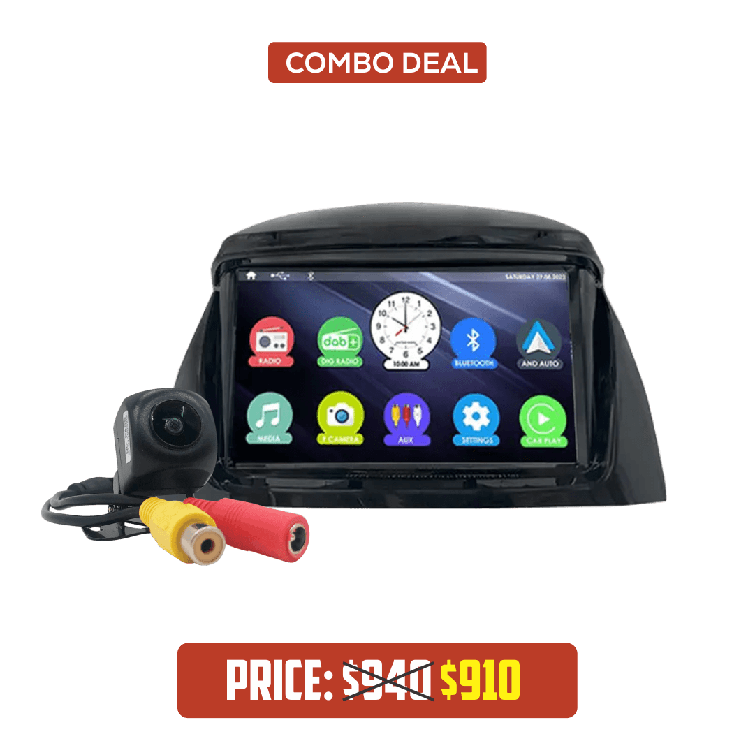 Combo Deal for Ford Falcon FG MK2 – Headunit with CarPlay + Wide Angle Reversing Camera
