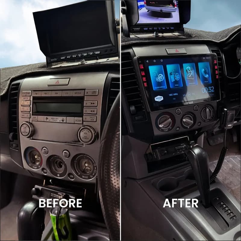 Car Stereo with SatNav for FORD Ranger PK | 2006 – 2011 | Version 6 | 9 inch