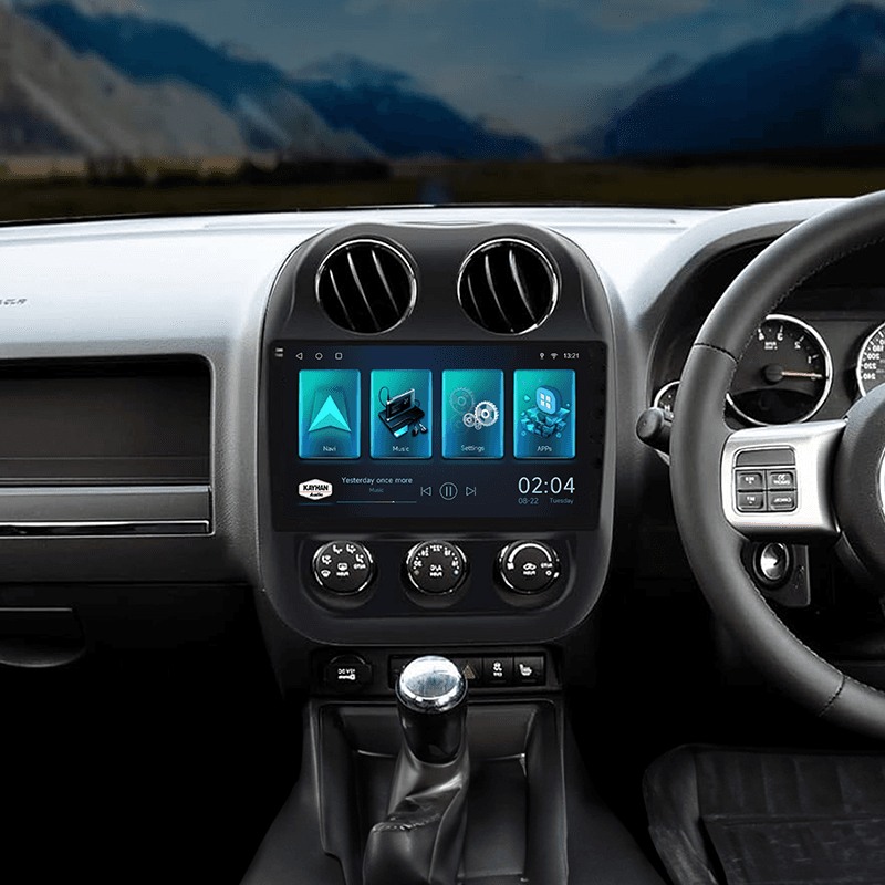 Car Stereo with SatNav for JEEP Compass 2007-2017 | V6 | 9 Inch