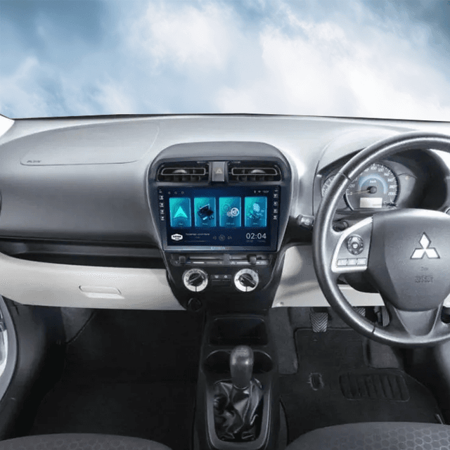Car Stereo with SatNav for Mitsubishi Mirage 2012-2019 | V6 | 9” inch