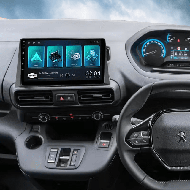 Car Stereo with SatNav for PEUGEOT PARTNER 2021 – 2024 | Version 6 | 10.1″ inch