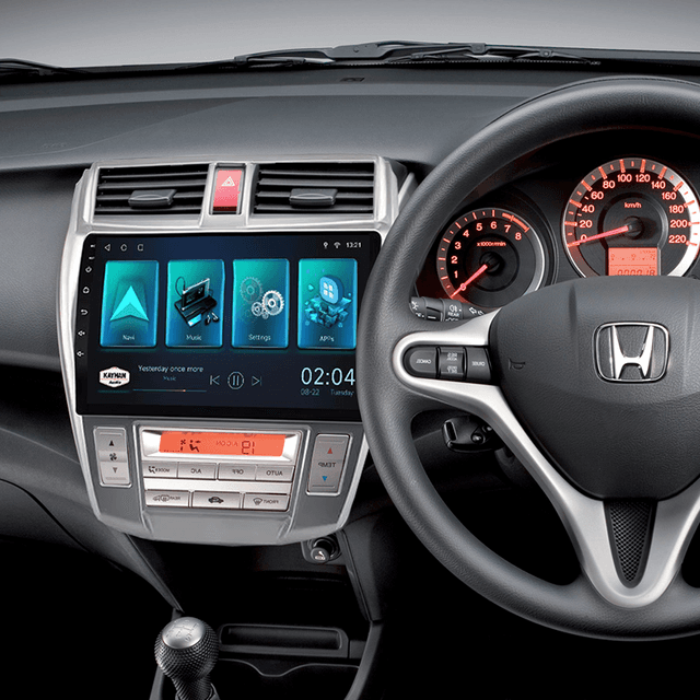 Car Stereo with SatNav for Honda city 2009-2013 | Auto AC | V6 | 9″ Inch