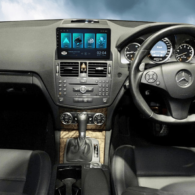 Car Stereo with SatNav for Mercedes C Class w204 2006 – 2011 | V6 | 9 Inch