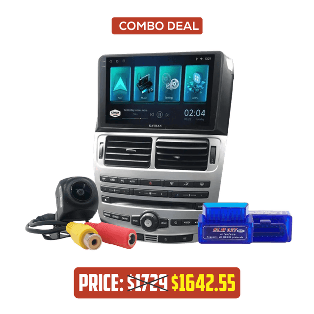 Combo Deal for Ford Falcon FG MK1 – 9.6" Version 6 Stereo with SatNav + HD Reversing Camera + OBD Scanner