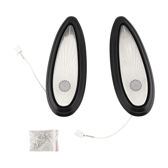 A-Pillar Tweeter Cover with Ambient Light for Toyota Highlander 2021+ (Black)