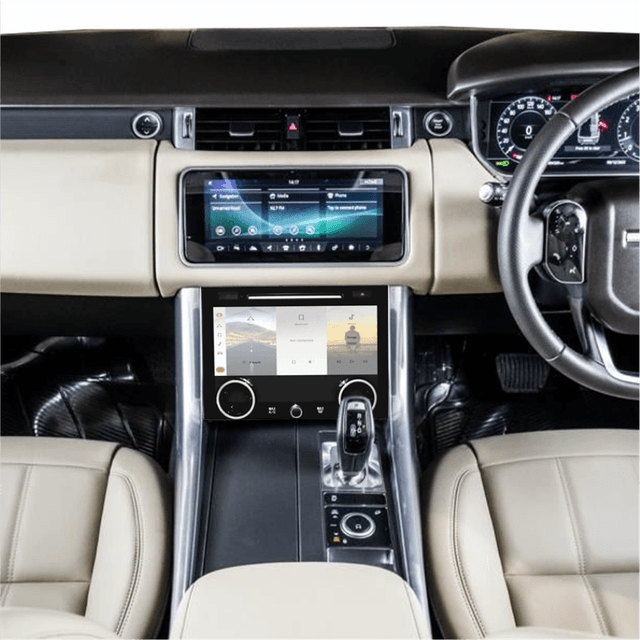Car Stereo with SatNav For Range Rover administrative air conditioning screen (with disc outlet) | V6 | 2013-2017 | 10.1 “Inch