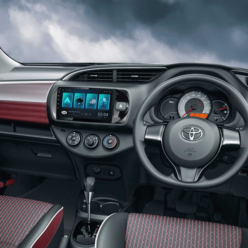Car Stereo with SatNav for Toyota Vitz 2015-2020 | V6 | 9″ Inch