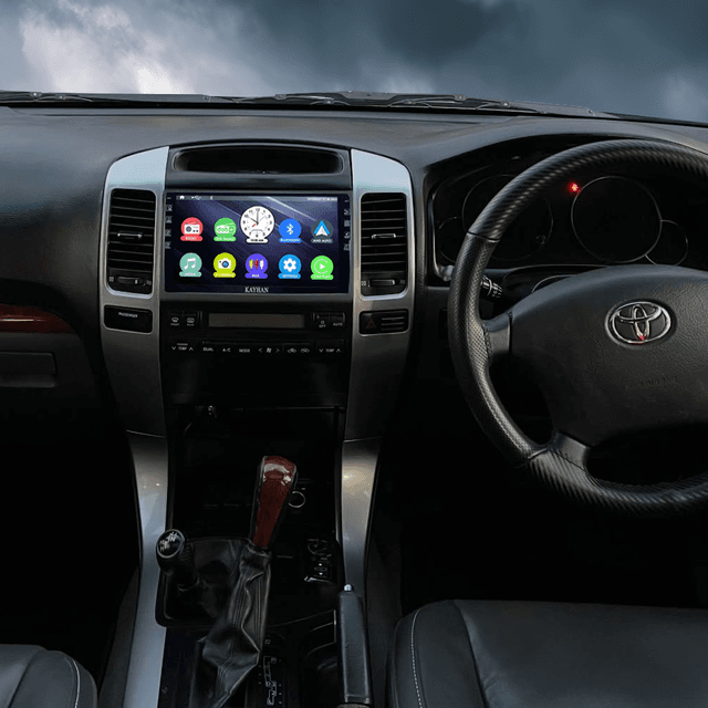 Headunit With Carplay For TOYOTA PRADO | 2004-2009 | 9″ inch