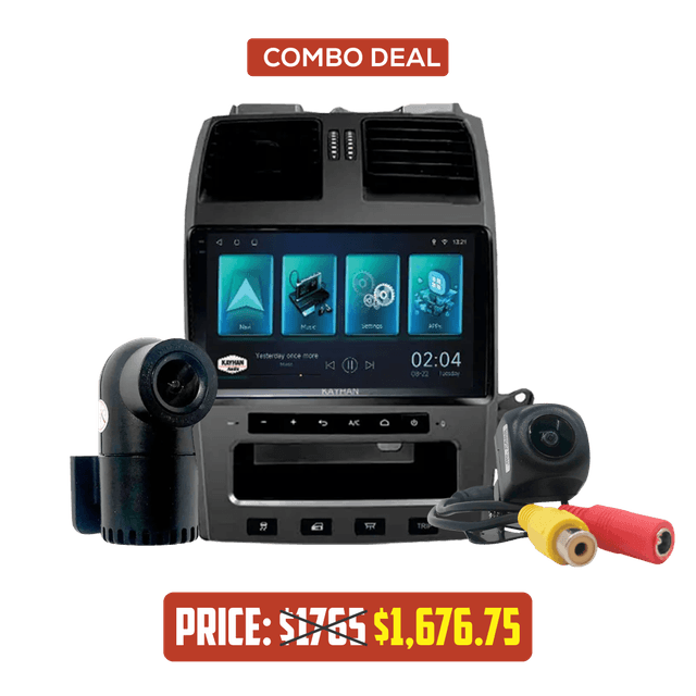 Combo Deal for Ford BA/BF/Territory – 9.6" Version 6 Stereo + HD Reversing Camera + Dashcam