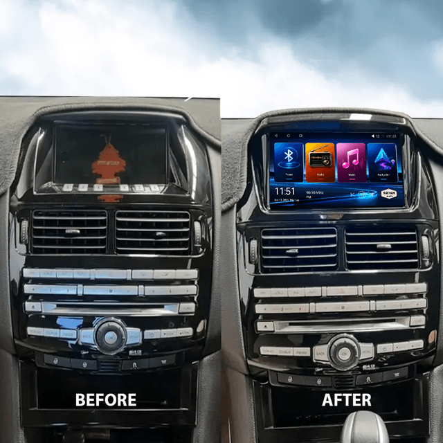 Car Stereo with SatNav for Ford Falcon FG MK1 to MK2 Unit upgrade + Fascia kit