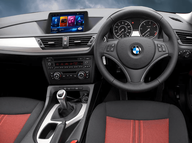 Car Stereo with SatNav for BMW X1 Old | 2005 – 2009 | 9 inch | V6+