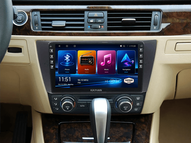 Car Stereo with SatNav for BMW E90 | 2005 – 2013 | 9″ inch | V6+