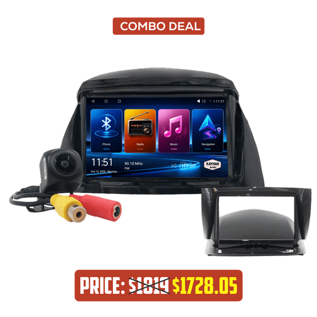 Combo Deal for Ford Falcon FG MK1 to MK2 Upgrade – Car Stereo with SatNav + Fascia Kit + HD Reversing Camera